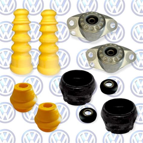 Bases Y Gomas Rebote Delanteras Y Traseras Vw Golf Jetta A Env O Gratis