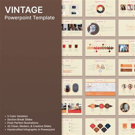 Vintage Powerpoint Template – MasterBundles