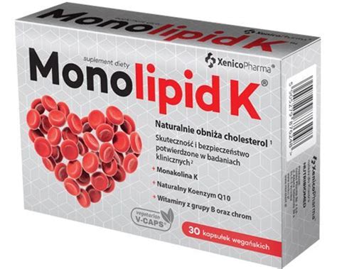 Monolipid K 30 kapsułek Vcaps XENICO PHARMA Sp z o o