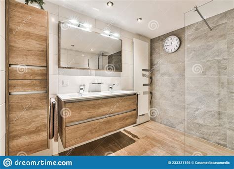 Beautiful Bathroom Interior Stock Photo Image Of Luxurious Comfort