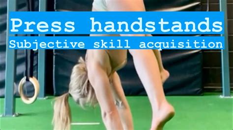 Straddle Press To Handstand Is Actually An Organisational Task YouTube