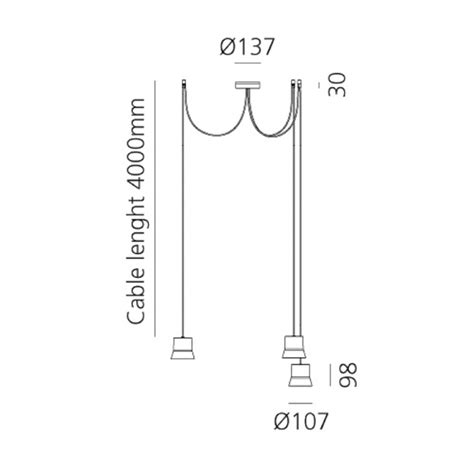 Artemide Gio Light Cluster Lampada A Sospensione Voltage Versione Europa