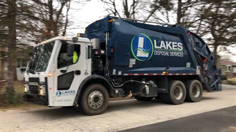 Lakes Disposal Mack Lr Mcneilus Rear Loader Garbage Truck Youtube