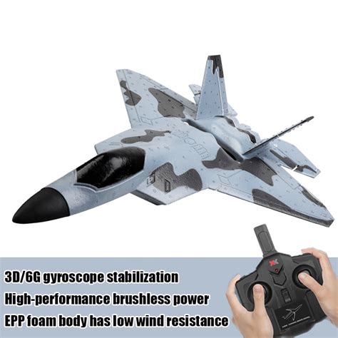 Buy XK A180 F22 Remote Control Glider 3D 6G Gyroscope F 22 Raptor Model