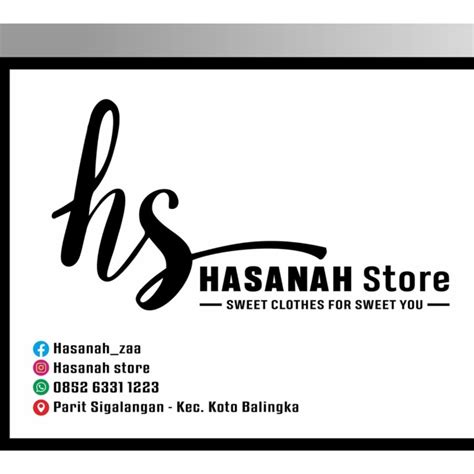 Produk Hasanah Store Pasbar Shopee Indonesia