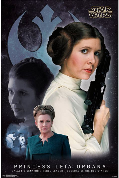 Star Wars Princess Leia Organa Poster Geekalerts