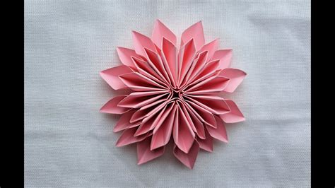 Origami Chrysanthemum Traditional Youtube