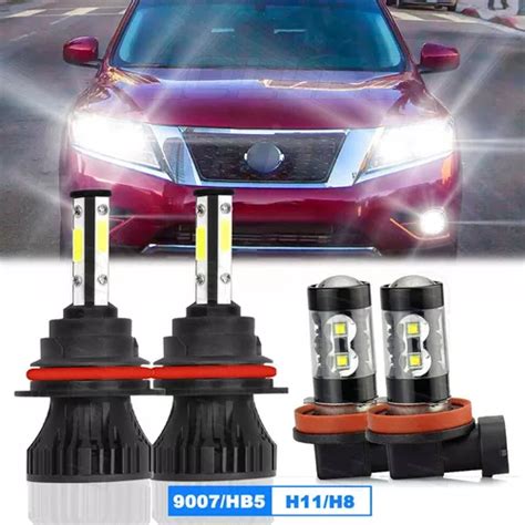 9007 H11 Kit De Focos Led 20000lm Haz Alto Bajo Para Nissan Cuotas