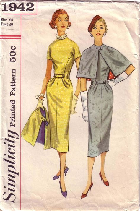 Simplicity 1942 Vintage Sewing Patterns Fandom