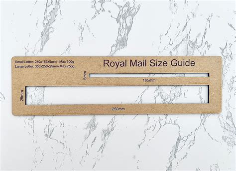 Royal Mail Letter and Parcel Size Guide Large Letter Small - Etsy UK