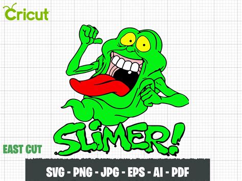 Mega Ghostbusters Svg Slimer Svg Vector Slimer Ghost Design Etsy | The ...