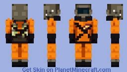 Lethal Company Scrapper Minecraft Skin