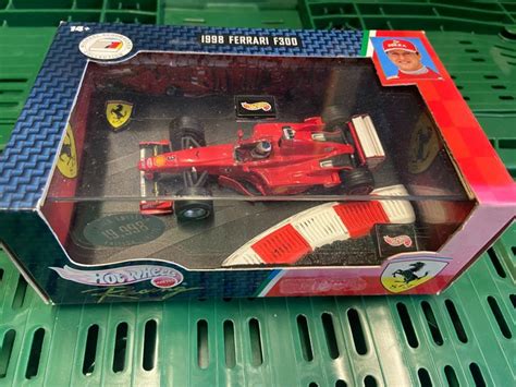 Hot Wheels Model Raceauto Ferrari F Michael Schumacher Met Nog Witte