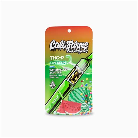 THC P Vape Watermelon Zkittlez 1 Ml Disposable Puff N Pass Top