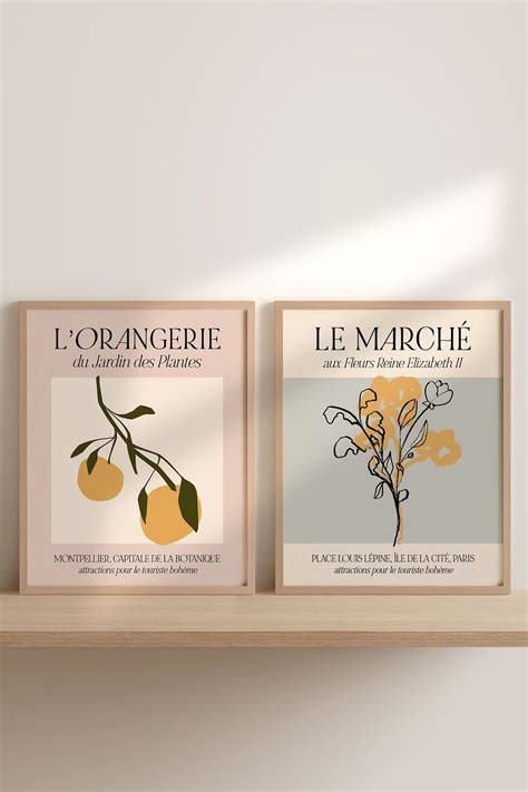 Vintage Food Posters Set - Kitchen Decor Prints