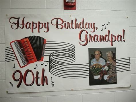 90th Birthday Banner 90th Birthday Banner Birthday