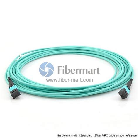 Fibers Om Multimode Strands Mpo Trunk Cable Mm Lszh Riser