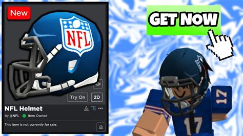 How To Get Nfl Helmet For Free In Roblox Youtube