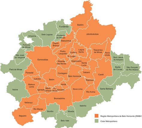 Mapa De Belo Horizonte Todos Os Bairros LIBRAIN