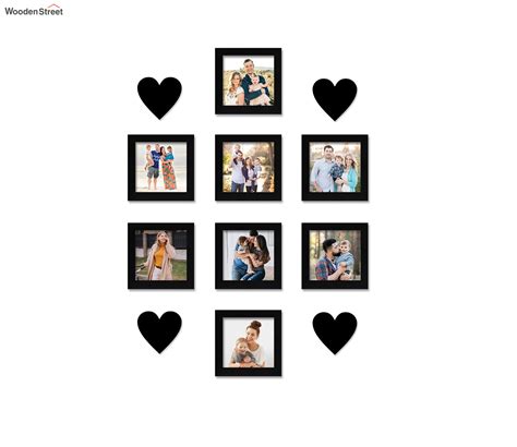 Buy Designer And Stylish Individual Photo Frames With Heart Plaque