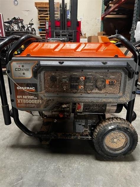 Generac Xt8500efi Portable Generator Property Room