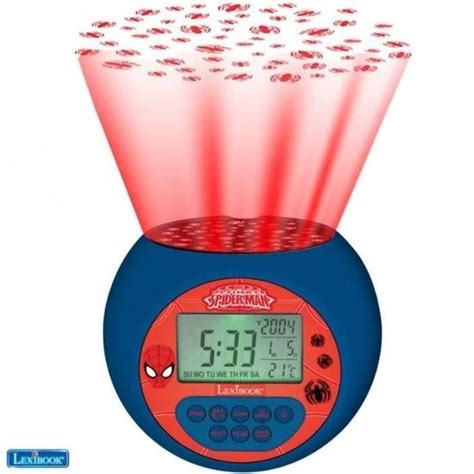 LEXIBOOK Spider man Radio Réveil Enfant avec Projections d Images