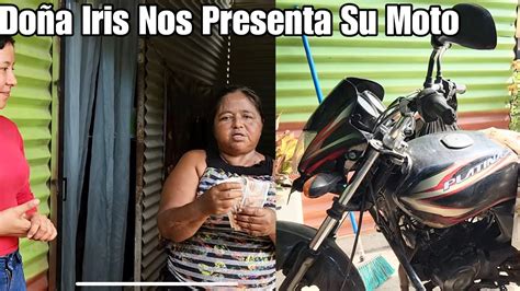 Doña iris Presenta Su Moto Y También Le Mandaron esta Cantidad De