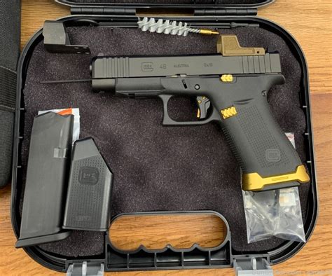 Glock 48 Mos G48 Full Custom 9mm Original Box And Papers Sig Romeo Zero