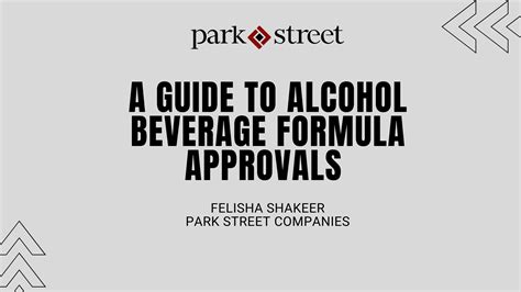 A Guide to Alcohol Beverage Formula Approvals