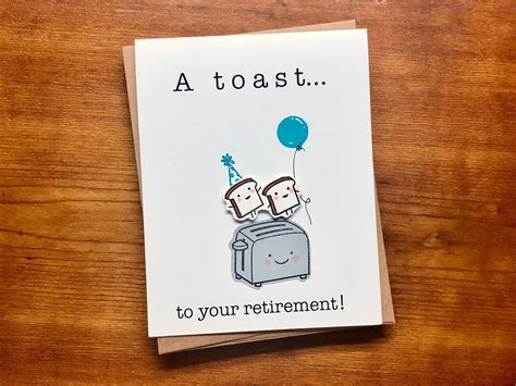 Funny Retirement Card Happy Retirement Congratulations Card Coworker