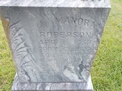 James Manora Roberson M Morial Find A Grave