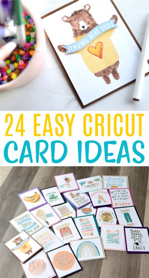 24 EASY Cricut Card Ideas - Makers Gonna Learn