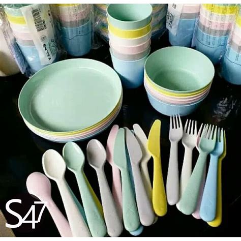 jual sendok garpu pisau peralatan makan set isi  peralatan makan