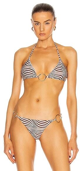 Cult Gaia Claudia Bikini Top In Brown ShopStyle Two Piece Swimsuits