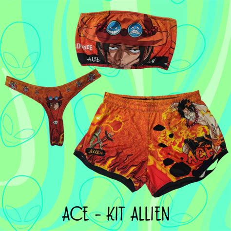 Ace Punhos De Fogo One Piece Kit Allien Allien