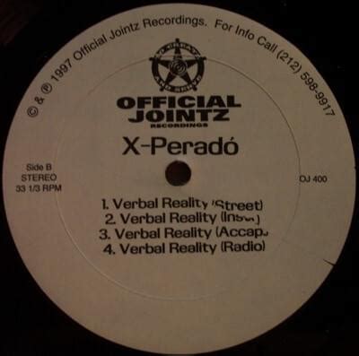 Xperadó Verbal Reality Radio Lyrics Genius Lyrics