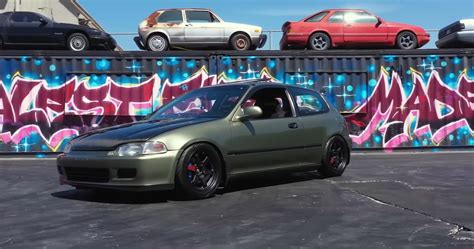 This Hp Honda Civic Si Performs First Fwd Burnout For The Hoonigans