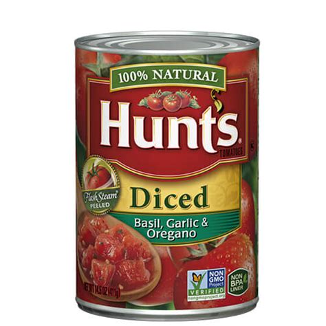 Canned Diced Tomato Products Hunt S