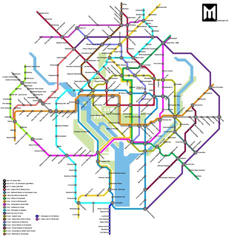 Washington - Metro Map Maker