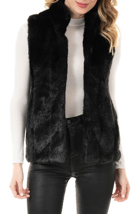 Donna Salyers Fabulous Furs Signature Series Hook Faux Fur Vest Nordstrom