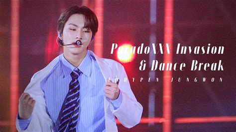 4K SBS 가요대전 엔하이픈 정원 Dance Break ParadoXXX Invasion221224 ENHYPEN