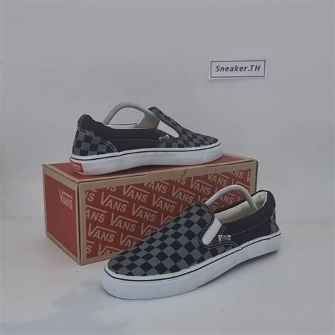 รองเท้าvans Slip On รองเท้าลำลอง รองเท้าแบบสวม รองเท้าผ้าใบแวนส์