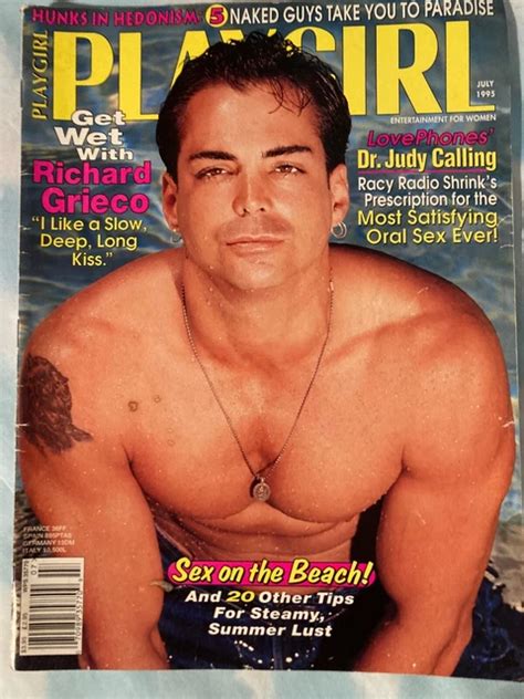 Playgirl Magazine July Men Posing Nude Women S Interest Richard Grieco Picclick Uk