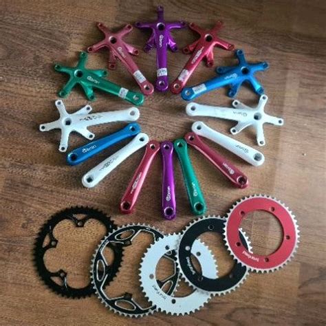 Jual Crank Arm Set Sepeda Lipat Fixie Seli Folding Bike Fixed Gear