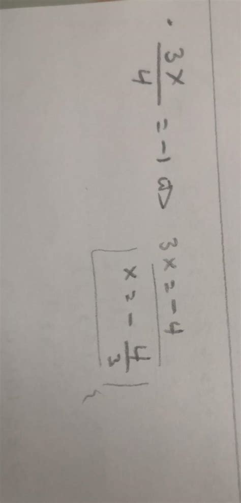 Las tres cuartas partes de un número equivalen a 1 De qué número se