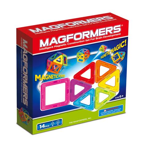 Magformers Magformers Magnetic Construction Set: 14 Pcs - Toys & Games ...