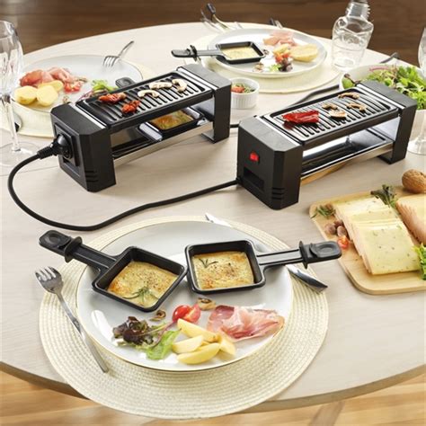 Lot De Appareils Raclette Duo Connectables Temps L