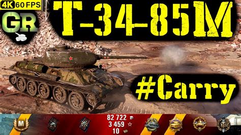 World Of Tanks T 34 85M Replay 10 Kills 3 5K DMG Patch 1 4 1 YouTube