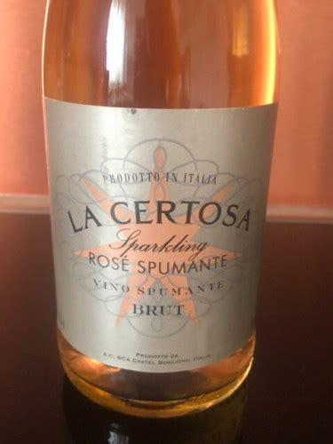 Castel Boglione La Certosa Rosé Spumante Brut Vivino