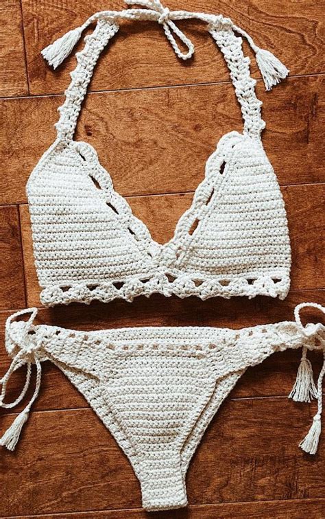 New Cute Crochet Bikini Pattern Images For New Summer Page Of Women Crochet Blog